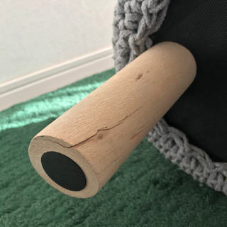 Uoo(ウー) ニットスツール　グレーの画像