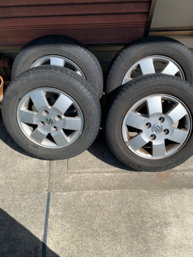 [お取引様決定]FALUKEN １５５／７０Ｒ／１３　ホイール4本セット