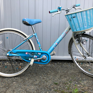 ブリヂストン自転車水色（４年生〜６年生くらい）の画像