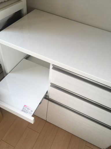 美品　清掃済　ニトリ　キッチンボード　ホワイト