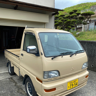 【再投稿】ミニキャブ　軽トラ　全塗装カーキ色　オシャレの画像
