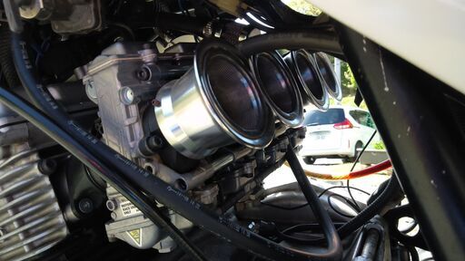 GSX250S FCR28　モリワキ集合管　GSX400S　