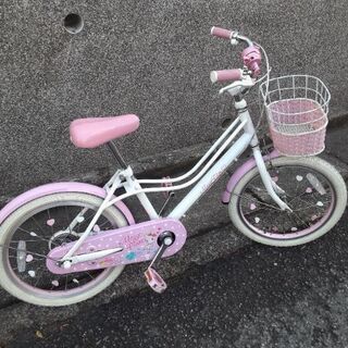 Mezzo piano の18型女の子用自転車です🎵