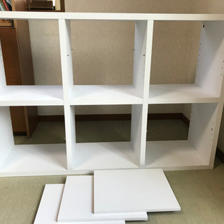 白のオープンラック　