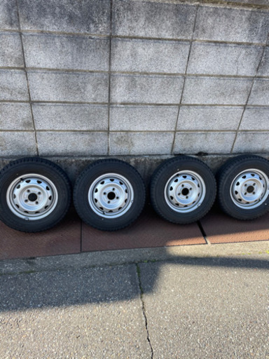 最終値下げ　グッドイヤー　145R 12 6PR  2020年製タイヤ、ホイールセット