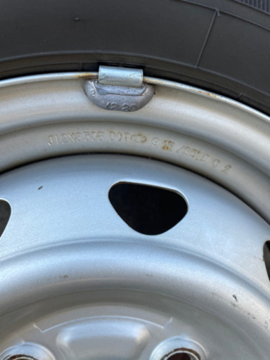 最終値下げ　グッドイヤー　145R 12 6PR  2020年製タイヤ、ホイールセット