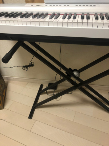 yamaha p-125 white ホワイト　ヤマハ　電車ピアノ
