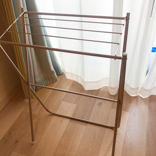 ランドリーワゴン　物干し竿　ハンガー　【4月29日祝日（木）引取限定】の画像