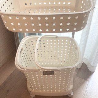 ランドリーワゴン　物干し竿　ハンガー　【4月29日祝日（木）引取限定】