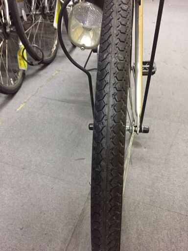 《レンタサイクル店使用　自転車整備士整備済み！》NO.70中古車　26インチ　シティサイクル　シルバー