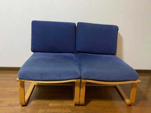 無印良品　ソファーチェア・オーク