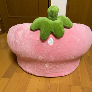 【お取引中】無料　一人用いちごの座椅子の画像