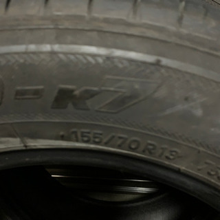 Toyoタイヤ　タイヤのみ2本　155/70R/13 