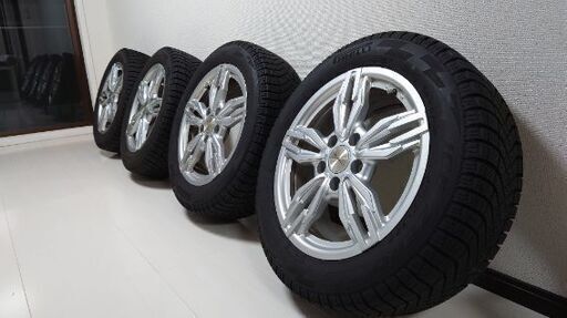 205/55/16ゴルフ6.7スタッドレス/アルミ付/バリ山