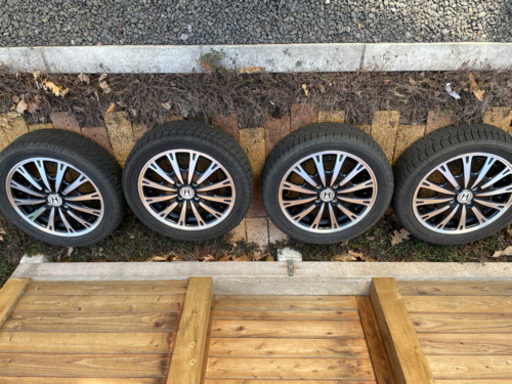 お相手決まりました。ホンダ純正アルミホイール/スタッドレスタイヤICE GUARD 165/55 15inch/N-BOXなど