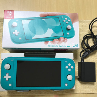 中古☆任天堂Switch lite スイッチライト本体ターコイズ外箱有り