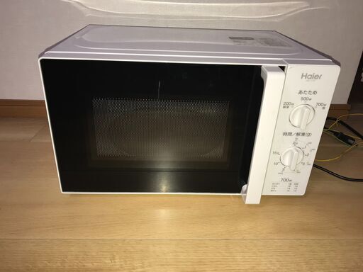 17L 電子レンジ　ハイアール製　JM-17F-50（W:ホワイト）50Hz　美品