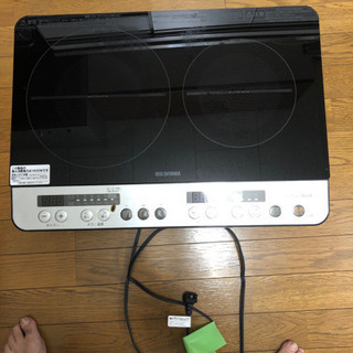 取引先決定　アイリスオーヤマ　2口コンロIHクッキングヒーター