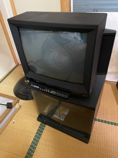 SHARP 21C-K10（TV）&   SHARP  video  recorder lackの3点セット