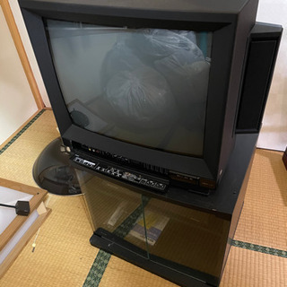 SHARP 21C-K10（TV）&   SHARP  video  recorder lackの3点セット