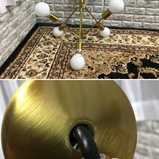 unico Gradiska スプートニクLT-3524 6灯 ゴールド電球色