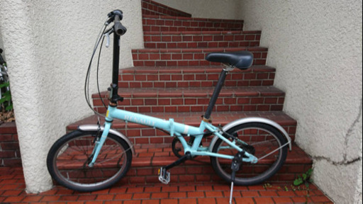 【折りたたみ自転車】 20インチ  ルノー製　6段変速　アルミフレーム　若林自転車　浜大津　SALE中❗️軽い❗️