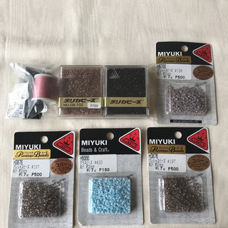 MIYUKI ガラスビーズ　デリカビーズ　ビーズステッチ糸の画像