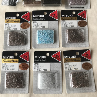 MIYUKI ガラスビーズ　デリカビーズ　ビーズステッチ糸の画像