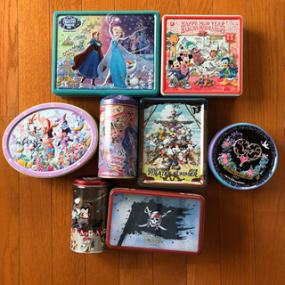 ディズニーお菓子缶8個