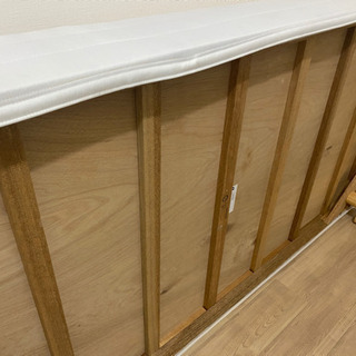 無印　シングルベッド　脚付きの画像