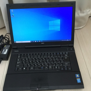 NEC ノートパソコン●爆速新品SSD 240GB 液晶15.6インチ  Win10 Proの画像