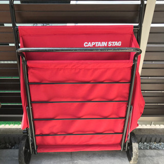 【取引中】キャプテンスタッグ　キャリーワゴン　ビッグストレージキャリー　アウトドア　キャンプの画像