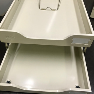 【在庫処分価格】【新品】2段移動式トレー⭐︎A4サイズの画像