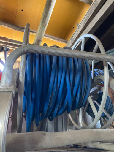 動力噴霧機用ホース付きホースリール①