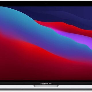 【送料無料】最新 Apple MacBook Pro Apple M1 Chip (13インチPro, 8GB RAM, 256GB SSD) - シルバー