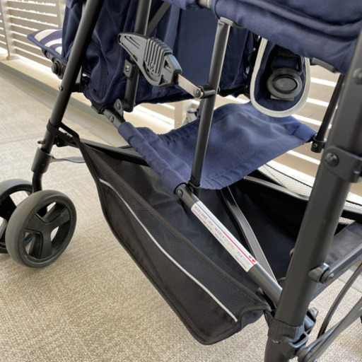kinderwagon DUOシティHOP ネイビー　美品