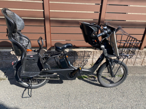 2017年購入　パナソニック　ギュット・アニーズ・DX BE-ELMA032B 子乗せチャイルドシート付き　電動アシスト自転車20型 中古