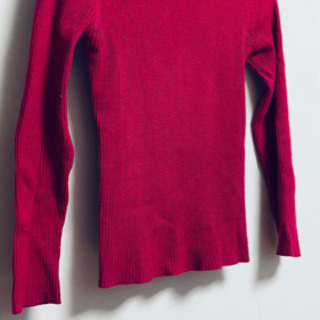 ローズ色のハイネックセーター　ピンキーガールズLux