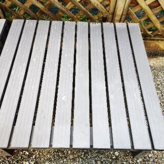 アルミ縁台２個セットの画像