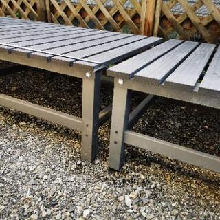 アルミ縁台２個セットの画像