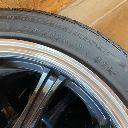 ホイールセット 夏タイヤ 215/45R17