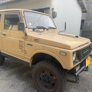ジムニー　ja11V  オートマ　ベージュ　タイヤ交換済　丸2年車検付
