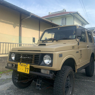 ジムニー　ja11V  オートマ　ベージュ　タイヤ交換済　丸2年車検付の画像