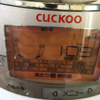db1104  ★中古美品　CUCKOO  クックＩＨnew圧力名人 CRP-HJ0657F  2019年の画像