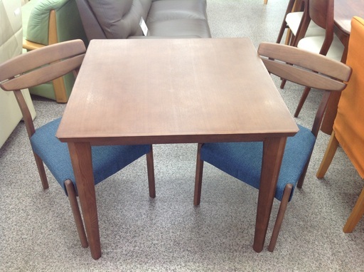 ニトリ 引き出し付きダイニング3点セット【9650248】