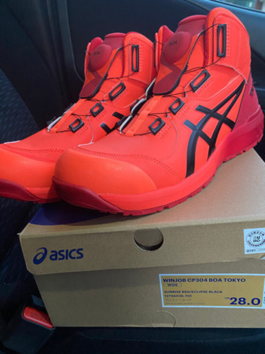 asics安全靴新品未使用