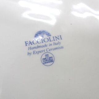 陶器製カサ立て イタリア製 FACCIOLINI バラ柄 傘たて MADE IN ITALY 札幌市北区屯田の画像