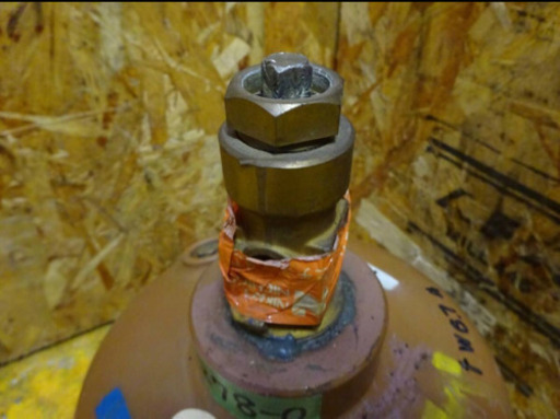 (278-0)ジャンク扱い アセチレンガス 0.5kg 残量不明 ガスボンベ 溶接