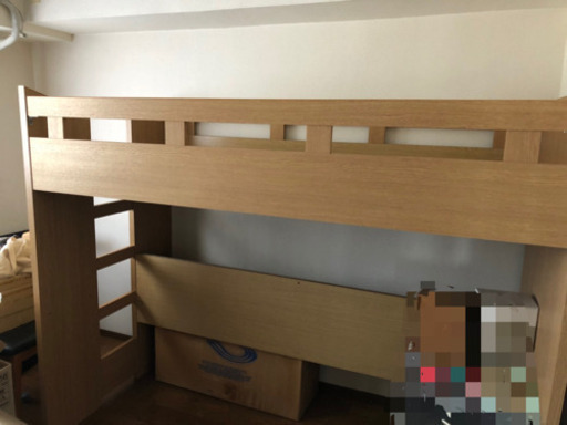 シングル　ロフトベッド！おまけ付き