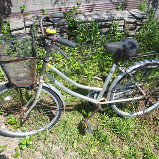 処分終了。ありがとうございました。　現状　２４インチ　ママチャリ　